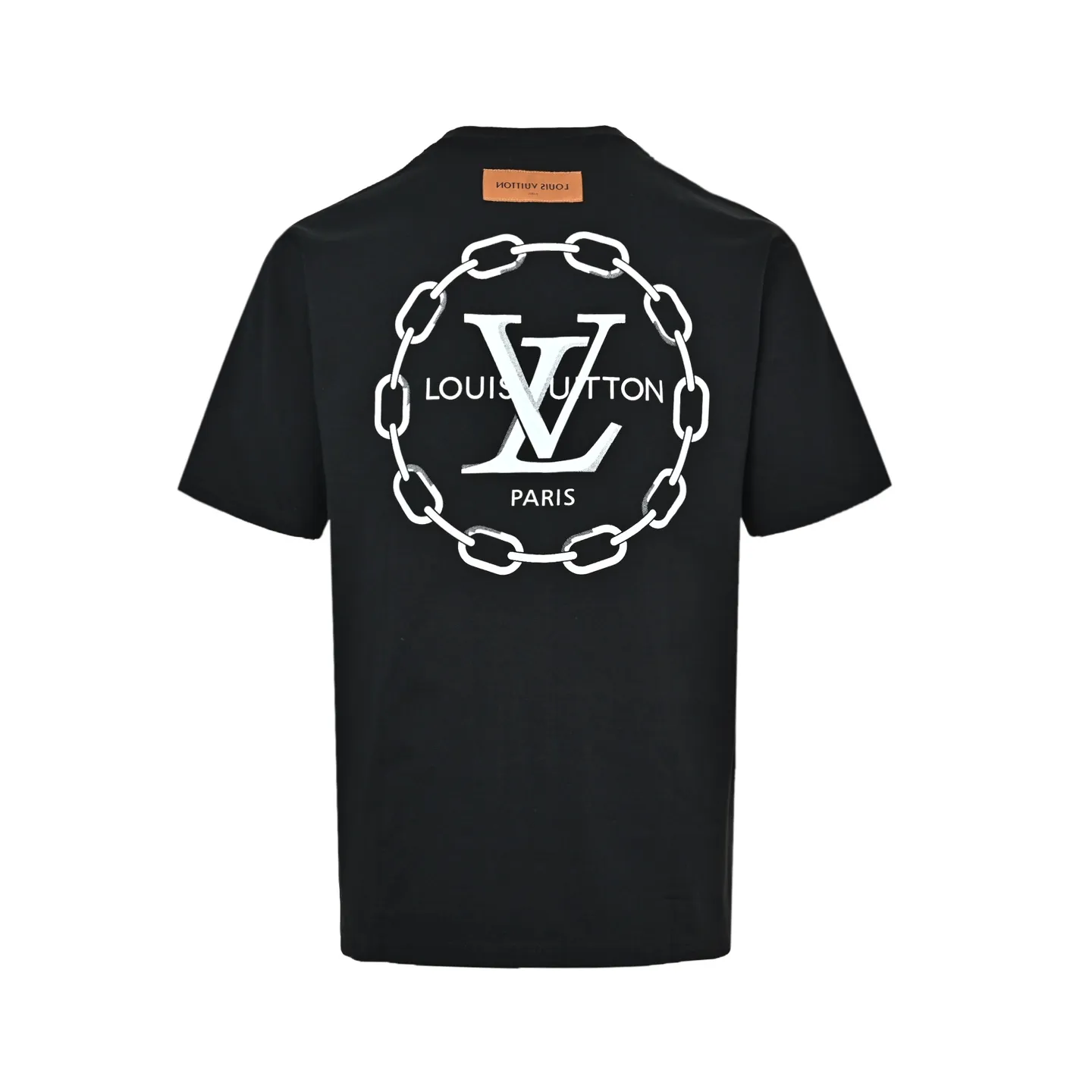 Louis Vuitton/Louis Vuitton 26ss chain letter logo printed short sleeves